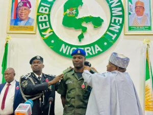 Kebbi gov decorated CSO, Escort Commander with new rank