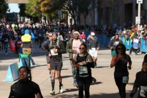 Oyo Governor Seyi Makinde at the Houston Half Marathon