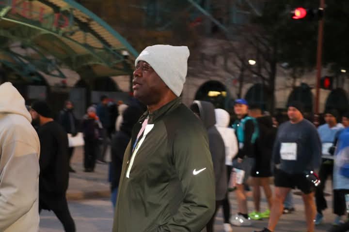 Oyo Governor Seyi Makinde at the Houston Half Marathon