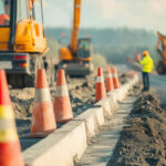 Road maintenance site