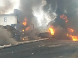 Agbor tanker fire