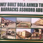 Tinubu set to commission newly built army arracks in Abuja