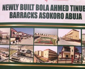 Tinubu set to commission newly built army arracks in Abuja