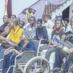 A cross session of people living with disability at the event.
