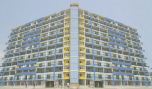 A low-cost housing complex