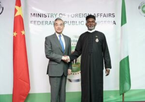 NIGERIA-ABUJA-CHINA-WANG YI-NIGERIA-FM-MEETING