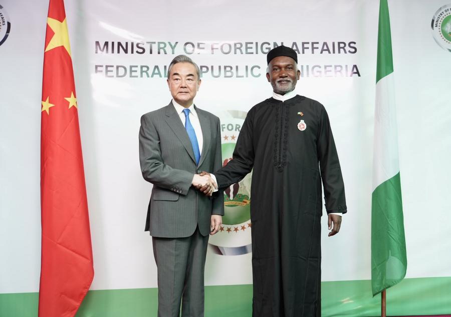 NIGERIA-ABUJA-CHINA-WANG YI-NIGERIA-FM-MEETING