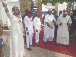 Edeaniagu indigenes during the celebration