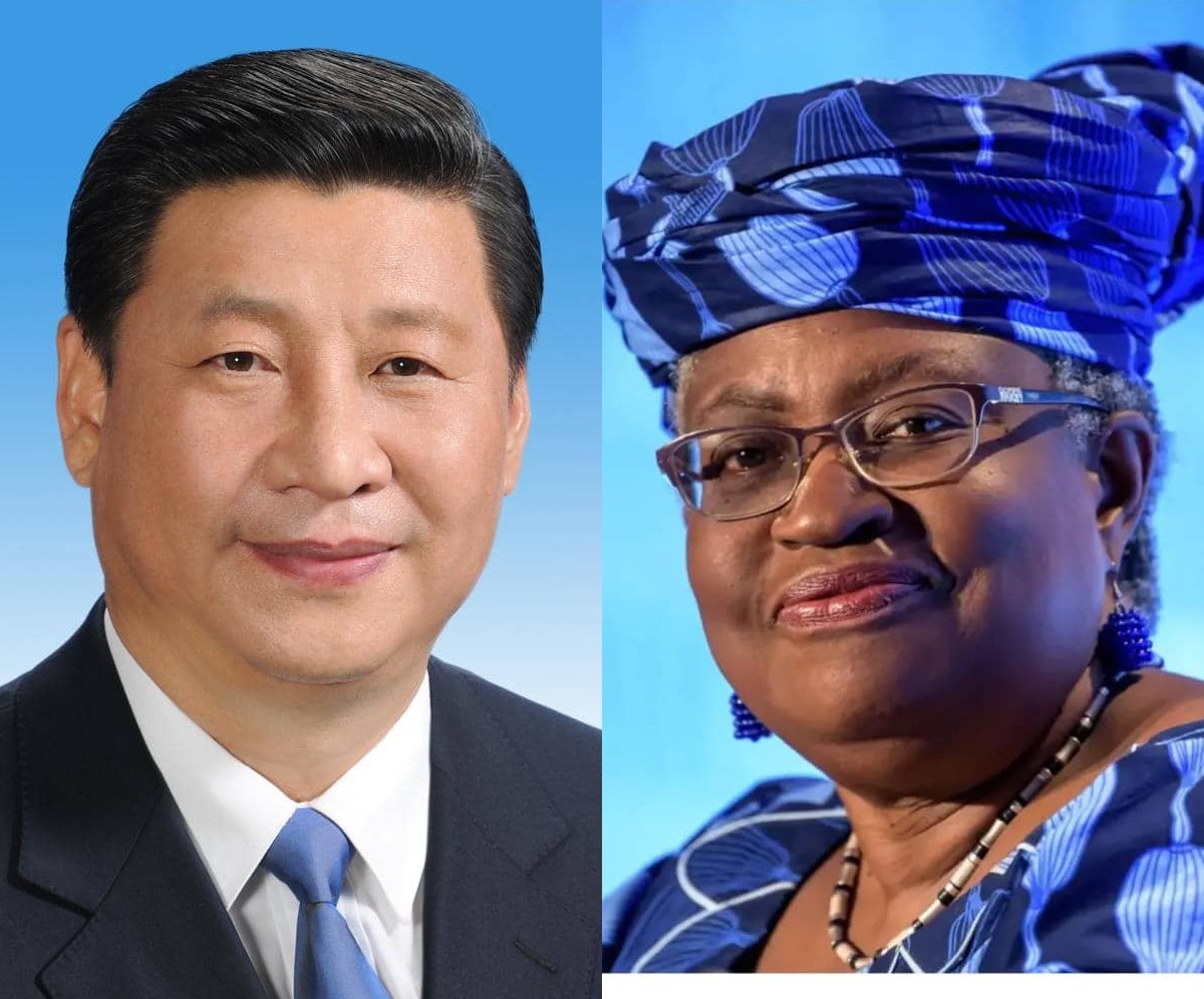 Chinese president and Okonjo-Iweala