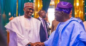 Kyari (L), Tinubu (R)