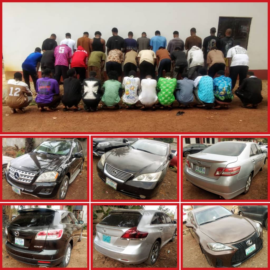EFCC nabs 37 suspected internet fraudsters in Awka