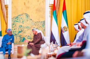 UAE President Al Nahyan to visit Nigeria this year at Tinubu’s invitation