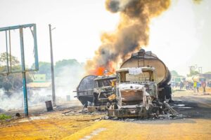 Niger Tanker Explosion site