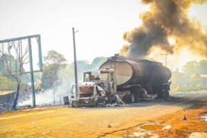 Niger Tanker Explosion site
