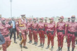Gov Abiodun inspecting guard of honour