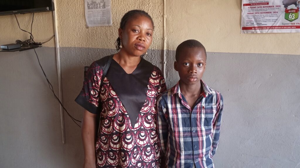 Grace Chijioke and her son, Chizuruoke