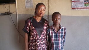 Grace Chijioke and her son, Chizuruoke