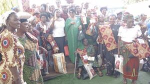 NGO leaders with widows