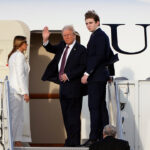 Trump arrives in Washington ahead of inauguration