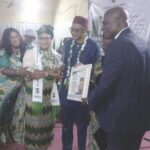 UNAA appreciating Prof. Iwe after his keynote speech