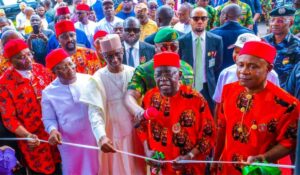 Tinubu commissions projects in Enugu