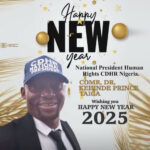 CDHR National President Dr. Kehinde Prince Taiga