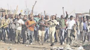 •Land protesters