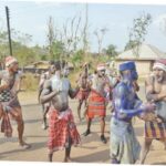 •Traditional dancers at the ceremony
