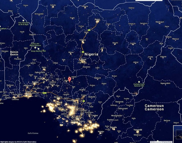 Nigeria from space