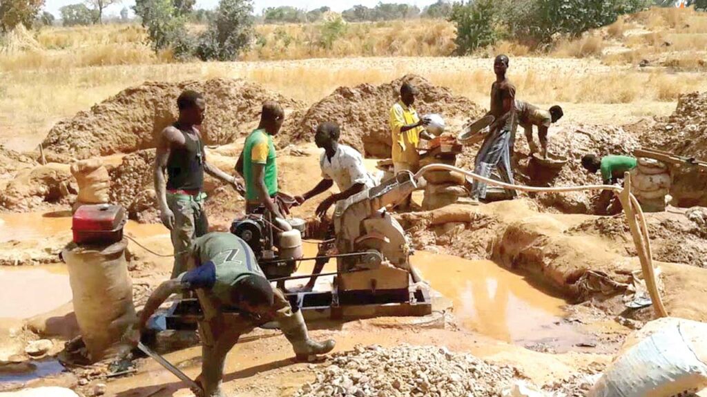 Illegal mining