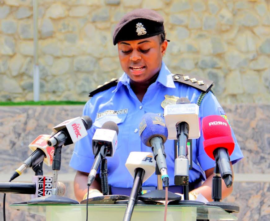Akwa Ibom PPRO DSP Timfon John at the press briefing