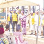 Dr. Sotomide and others at the outreach