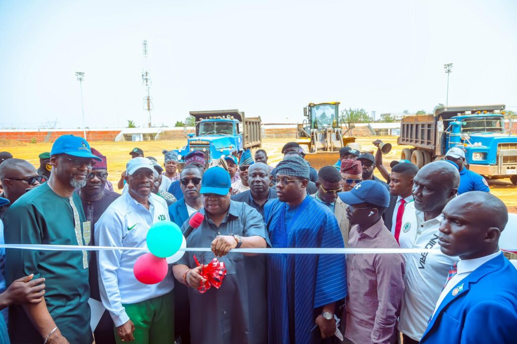 Adeleke flags off Osogbo stadium remodelling, sets 12-month deadline