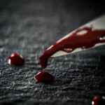 Bloody knife