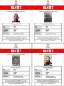 NDLEA declares 4 members of ‘Barryshine’ drug cartel wanted