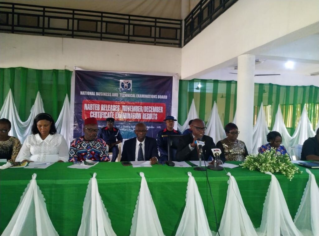 NABTEB releases 2024 Nov/Dec results with 67.56 percent passing Maths and English