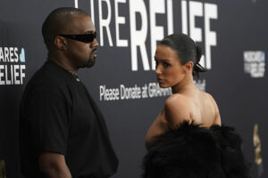 Kanye West and Bianca Censori