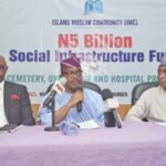 L-R Alhaji Ariyo Olushekun, Alhaji Rafiu Ebiti and Alhaji Tijjani Borodo at the press conference