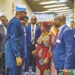 Makinde with Director-General, World Trade Organisation (WTO), Dr. Ngozi Okonjo-Iweala and others at the event