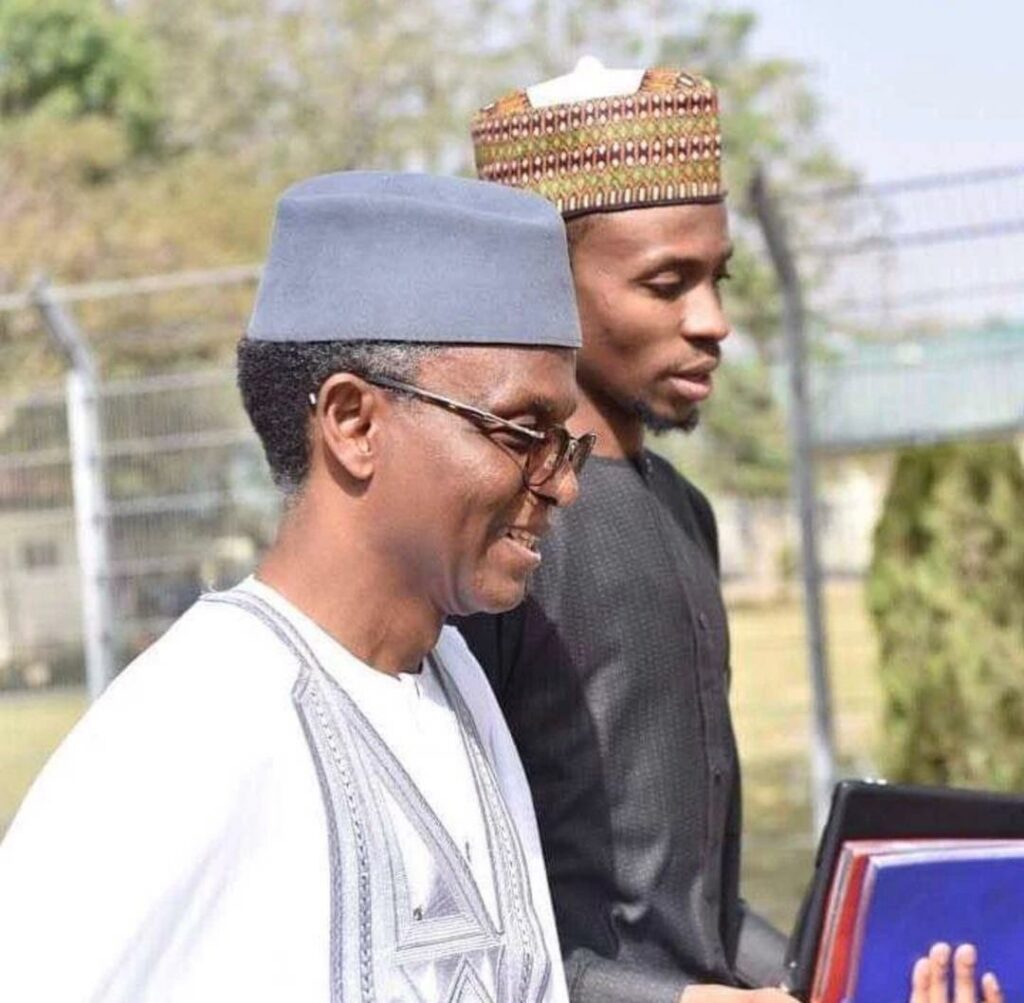 Nasir El-Rufai and his son Mohammed El-Rufai