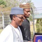 Nasir El-Rufai and his son Mohammed El-Rufai