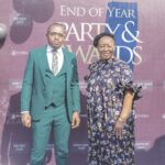 Onyekachi with Powells’ brand ambassador, Patience Ozokwor, at a function