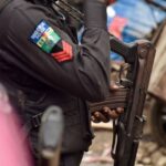 Nigeria police rifles