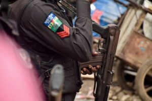 Nigeria police rifles