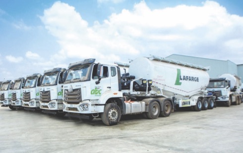 The new heavy duty bulk cement trucks