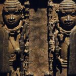 Benin bronze sculpture