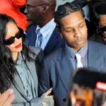 Rihanna and A$AP Rocky after the jury’s verdict