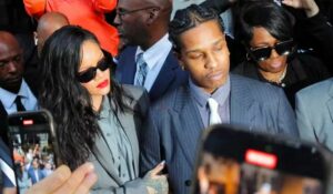 Rihanna and A$AP Rocky after the jury’s verdict