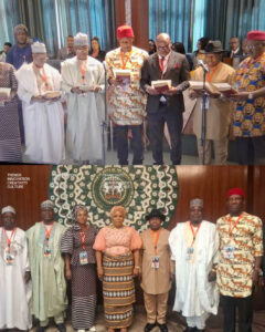 Tinubu swears in permanent secretaries, RMAFC, NPC, FCC commissioners