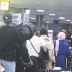 •Another set of protesting passengers